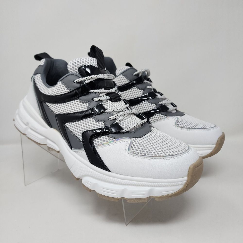 Steve Madden Running Shoes Mens 12 White Jason Logo Gym Active Sneakers